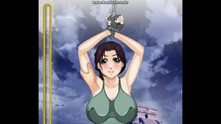 Lara croft in cockrider ludo