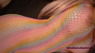 Busty Blonde Slut Masturbates Uban Sa Iyang Taas Nga Lollipop